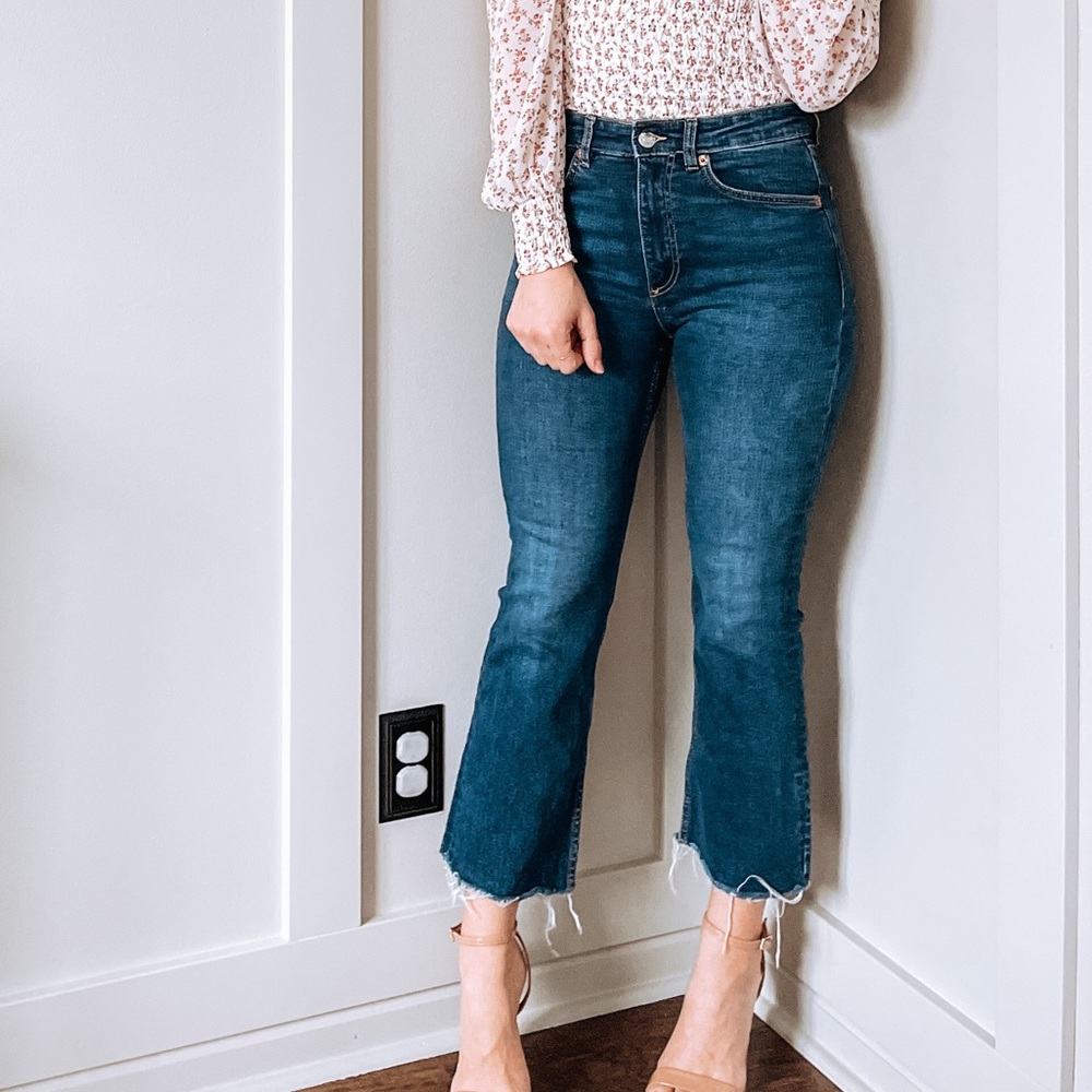 Cropped Flare Jeans